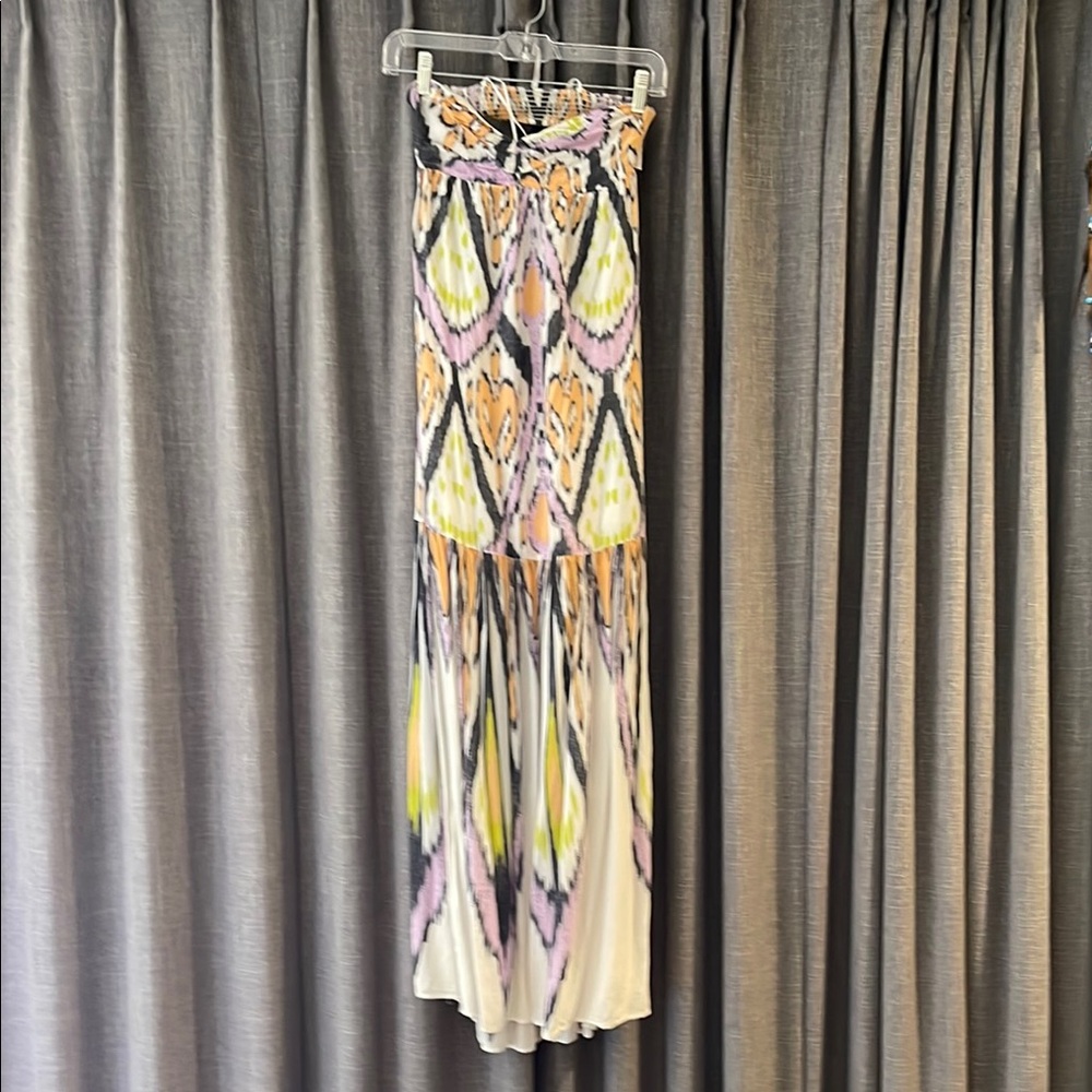 Elegant Free People Multicolor Maxi Skirt